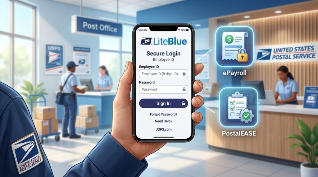 LiteBlue USPS Login: How to Sign In, Access ePayroll & PostalEASE